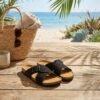 Men Lagom Leather Buckle Sandals | BREGID